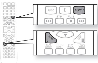SAMSUNG HT-X620T/XE - Fonction de selection de la langue des sous-titres - 2