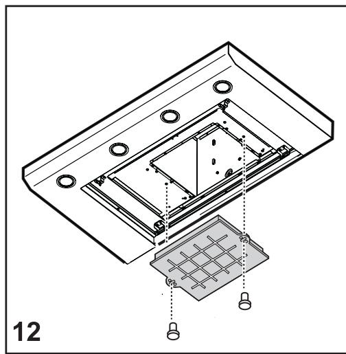 KITCHENAID KCDP9010 - Filtre à charbon (uniquement en version filtrante) Fig. 12 - 1