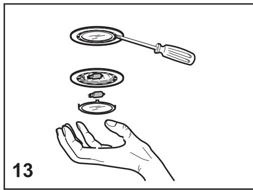 KITCHENAID KCDP9010 - Remplacement des ampoules Fig. 13 - 1