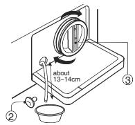 DAEWOO DWC-RD1431 - Nettoyage du filtré de vidange - 3