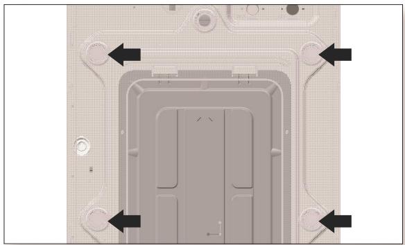 DAEWOO DWC-RD1431 - Retrait des boulons de transport - 1