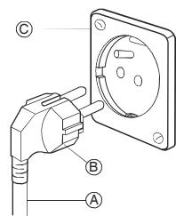 DAEWOO DWC-RD1431 - Méthode recommendée pour la mise à la terre - 1