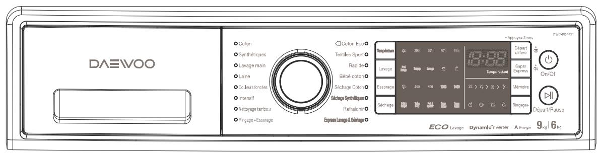 DAEWOO DWC-RD1431 - Ajout de l'assouplissant - 1