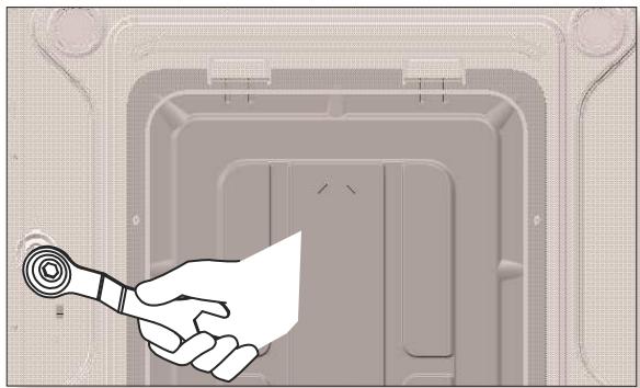 DAEWOO DWC-RD1431 - Retrait des boulons de transport - 2
