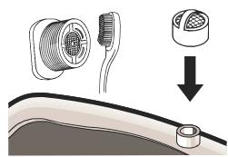 DAEWOO DWC-RD1431 - Nettoyage du filtré d'arrivée d'eau - 3