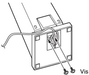 SONY BDV-F500 - Serrez les vis pour fixer le support d'enceinte. - 1