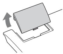 SONY BDV-F500 - Pour ouvrir le volet du couvercle du panneau - 2