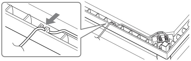 SONY BDV-F500 - Raccordez le cordon d'enceinte au caisson de graves - 2