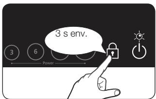 SAMSUNG CTN613EHST - Activation/désactivation de la sécurité enfants - 1