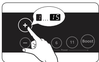 SAMSUNG CTN613EHST - SELECTIONNEZ LA ZONE DE CUISSON ET LE RÉGLAGE DE LA TEMPERATURE. - 2