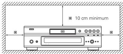 DENON DVD3910 - PRECAUTIONS D'INSTALLATION - 1
