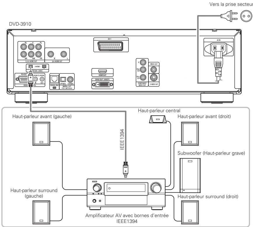 DENON DVD3910 - Connexions IEEE1394 - 1