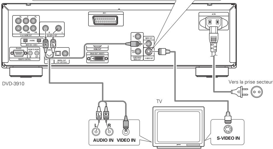 DENON DVD3910 - Connecteur de sortie S-Viséo - 1