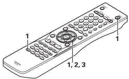 DENON DVD3910 - Lorsque "REGLAGE LANGUAGE" est selectionnée - 1