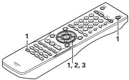DENON DVD3910 - Lorsque "REGLAGE INTERFACE DIGITAL" est sélectionné - 1