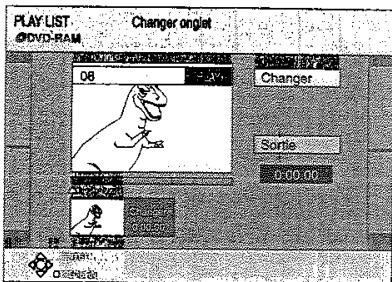 PANASONIC DMR-E75V - Changer onglet - 1