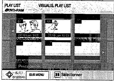 PANASONIC DMR-E75V - ▶ Visualis. PLAY LIST - 1