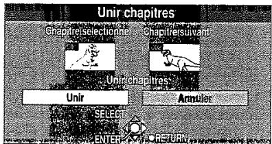 PANASONIC DMR-E75V - Sélectionnez "Unir" avec [←] et appuyez sur [ENTER]. - 1