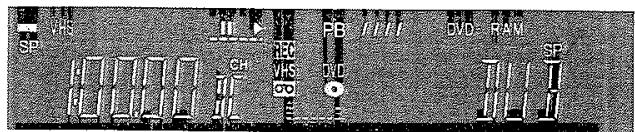 PANASONIC DMR-E75V - Lorsque les DVD/VHS sont arrêtés, Appuyez et maintenez enforcé [VHS , DUBBING] pendant au moins 3 secondes. - 1