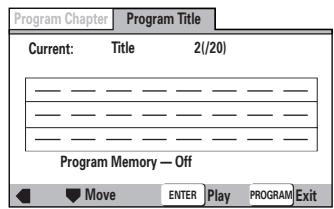MARANTZ DV8400 - Appuyez sur PROGRAM. - 2