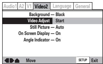 MARANTZ DV8400 - Réglage de la qualité video - 1