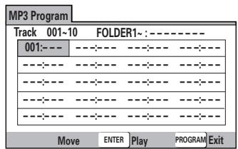 MARANTZ DV8400 - Programmation d'une liste de lecture de plages MP3 - 2