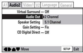 MARANTZ DV8400 - Sortie audio - 1