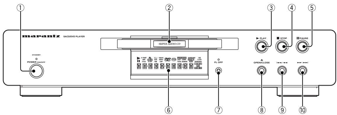 MARANTZ DV8400 - Panneau avant - 1
