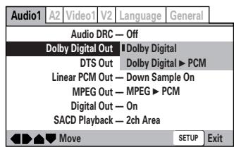 MARANTZ DV8400 - Sortie Dolby Digital - 1