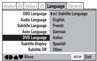 MARANTZ DV8400 - Langue des DVD Expert - 1