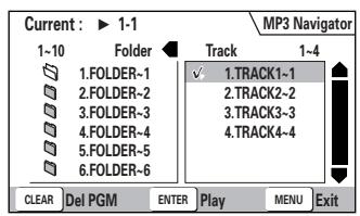 MARANTZ DV8400 - Utilisation du navigateur MP3 - 2
