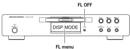 MARANTZ DV8400 - Selection du menu FL - 1