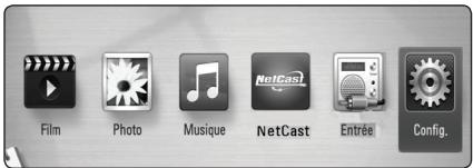 LG HX46R - Réglage des paramètres - 1