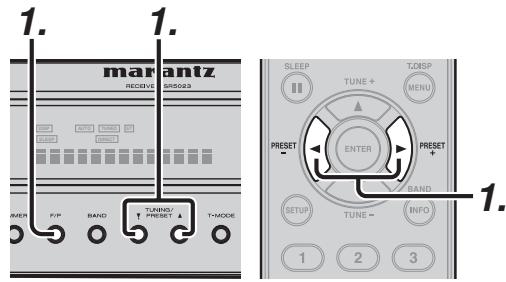MARANTZ SR 5023/N1SG - RAPPEL D'UNSTATION PRSELECTIONNEE - 1