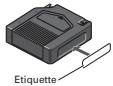 PIONEER CDX-P670 - Fixation de I'etiquette - 1