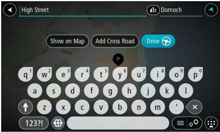 TOMTOM GO500 - Planifier un parcours avec une adresse à l'aide de la fonction de recherche - 5