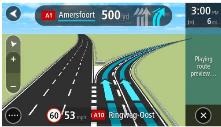 TOMTOM GO500 - Guidage avancé sur changement de voie - 1