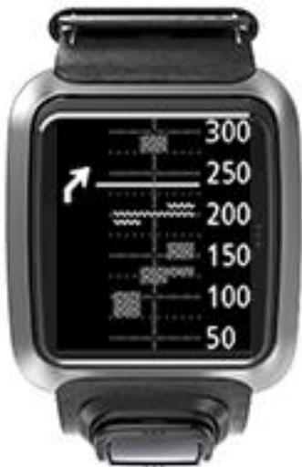 TOMTOM GOLFER BLEU - Position des doglegs sur le fairway - 1