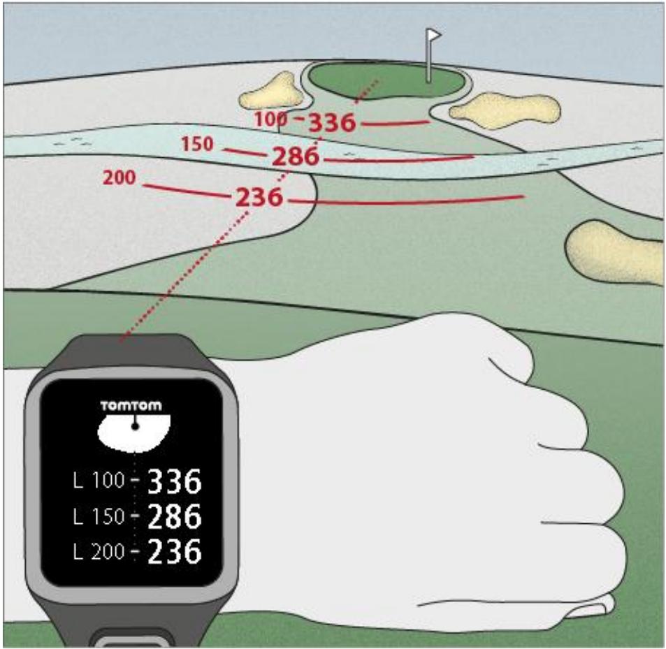 TOMTOM GOLFER BLEU - Jouer la sécurité à l'aide de votre montre - 1