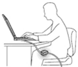 LENOVO IdeaPad Duet 310IGL5S2ZATOOZWFR - Protégez-vous contre la chaleur que dégage le boîtier d'alimentation. - 1