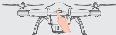 PNI CAM AEEREFERENCE - Allumer le drone - 1