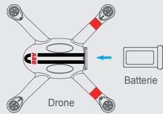 PNI CAM AEEREFERENCE - Installer la batterie du drone - 1