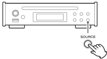 TEAC PD301 - Appuyez sur la touche Lecture/Pause (▶/III). - 3
