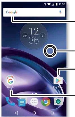 LENOVO MOTO Z WHITE - Démarrage rapide : contrôle et personnelisation - 1