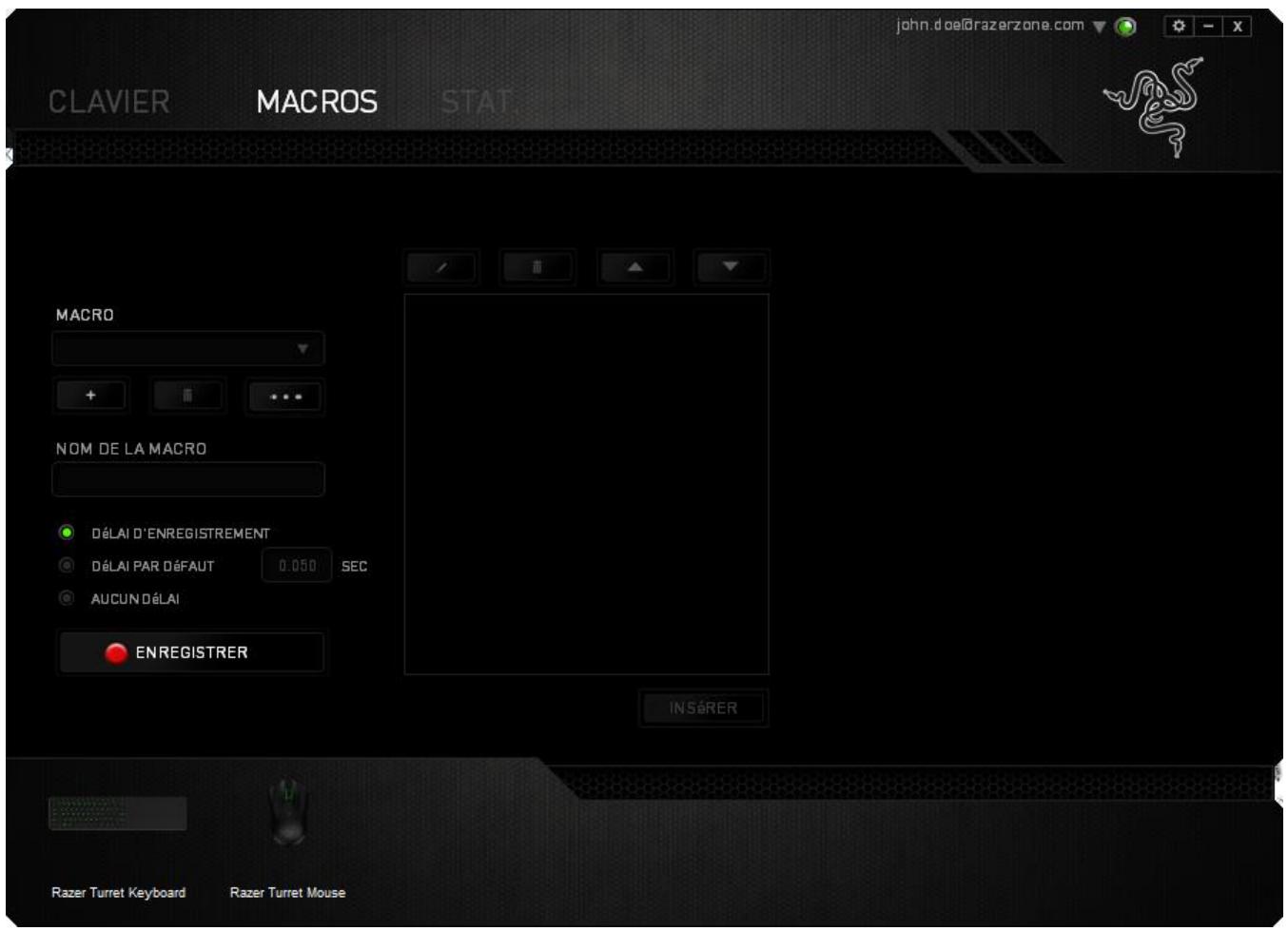 RAZER TURRET - ONGLET MACROS - 2