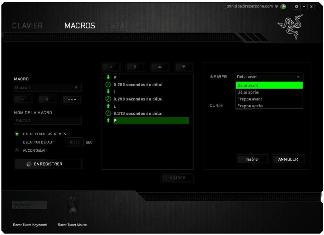 RAZER TURRET - ONGLET MACROS - 4