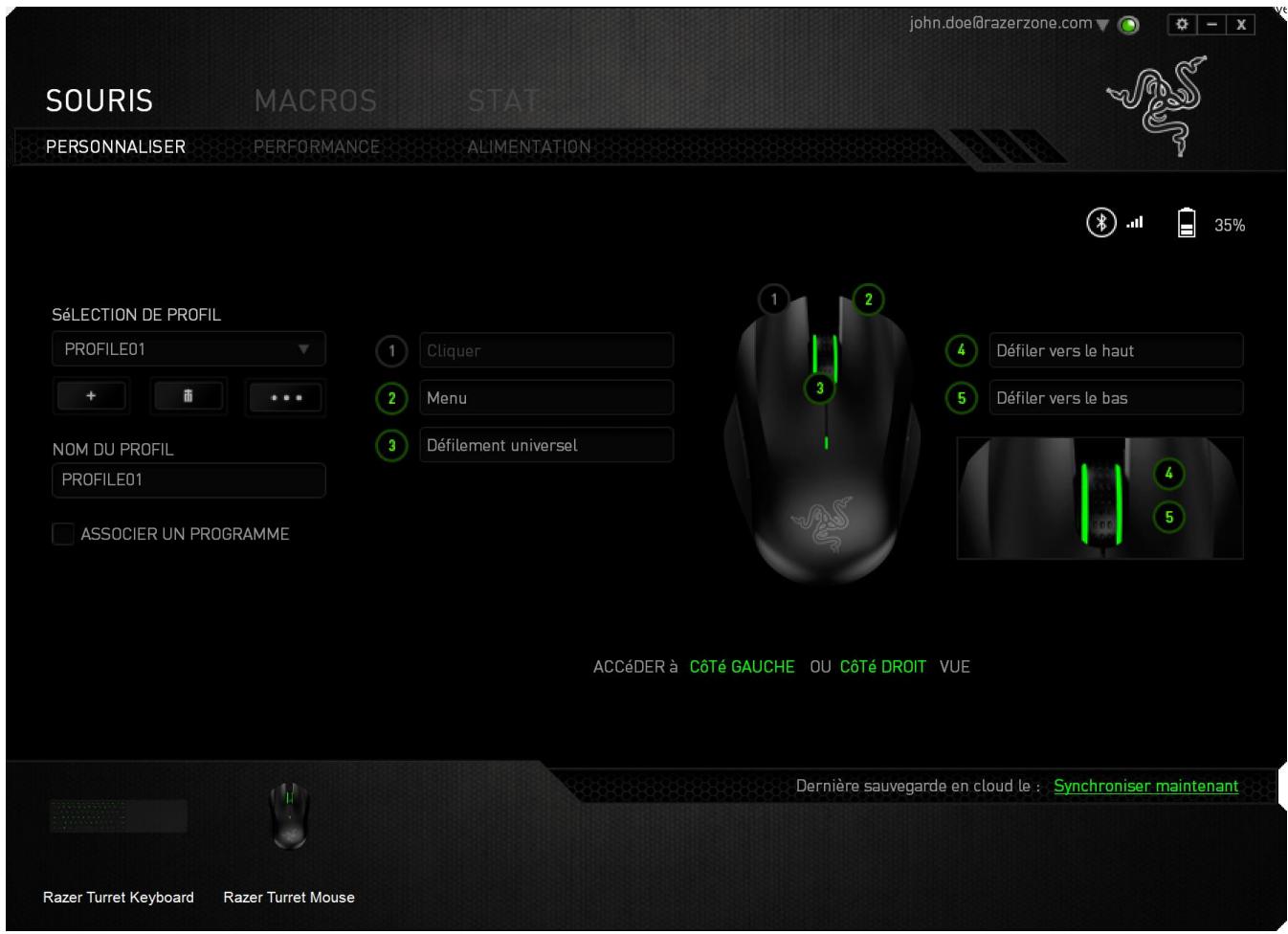 RAZER TURRET - Vue de dessus - 1