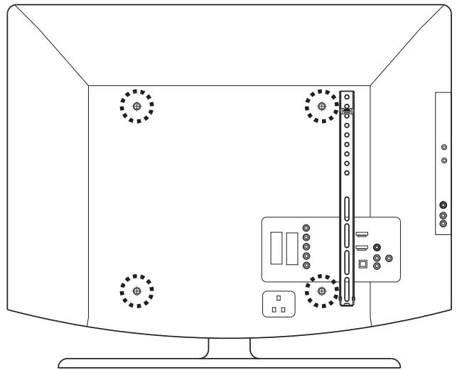 Q-ACOUSTICS Q-TV2 - Points de fixation - 1