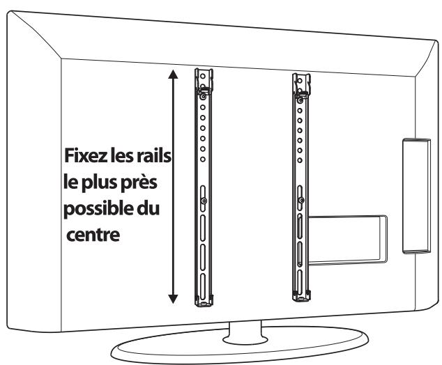 Q-ACOUSTICS Q-TV2 - Installation des rails - 1