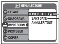 FUJIFILM FINEPIX A 180 - Création d'une commande d'impression DPOF - 3